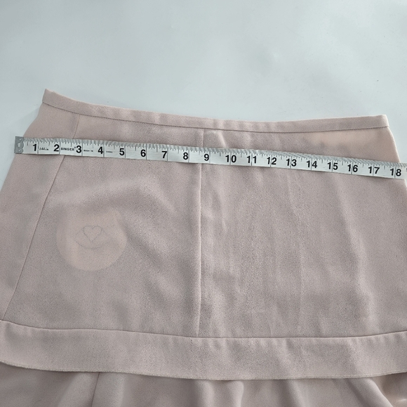 See By Chloe Jupe Mini Skirt Womens 40 Blush Luxury Office Career New - Picture 8 of 9